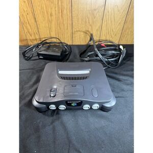 Nintendo 64 N64 Console +Powercord ONLY NUS-001 For Parts Or Repair